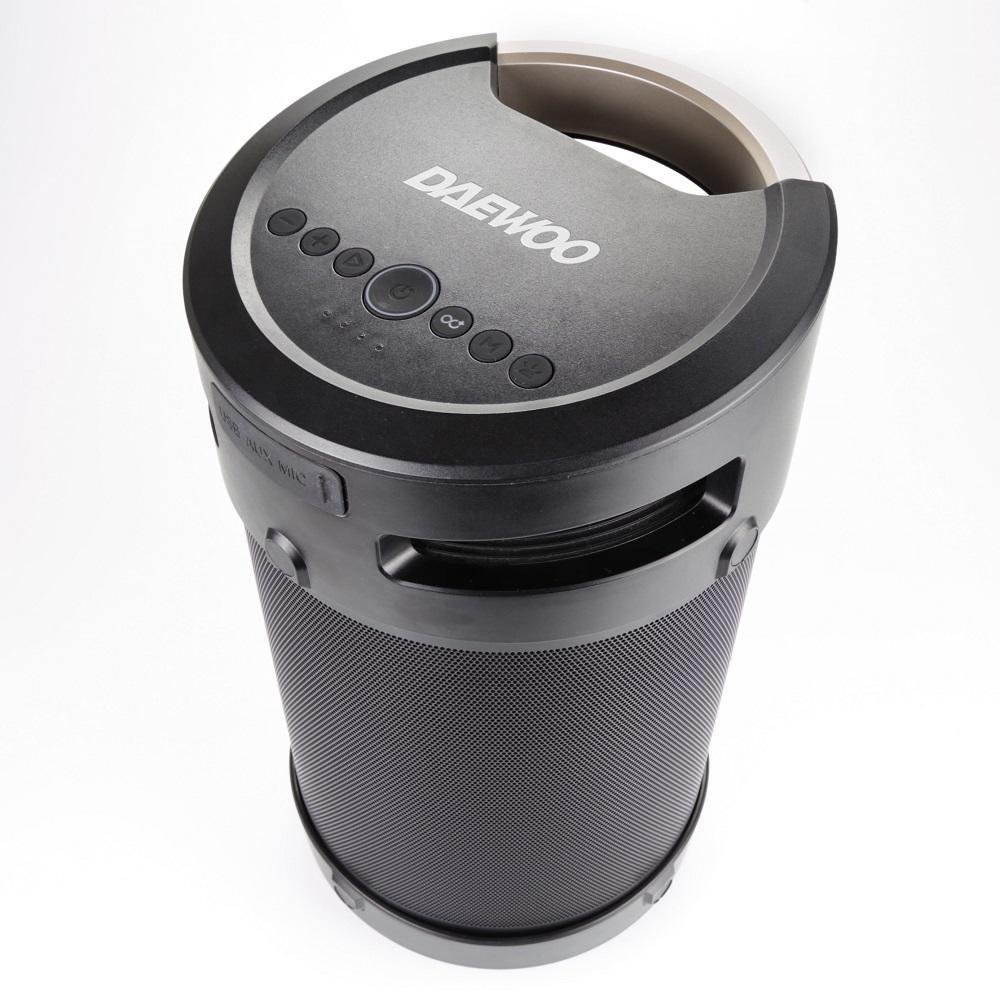Imagem 5 de 5 do produto Caixa De Som Portátil Daewoo Dw281, Bluetooth, TWS, Soundtower, IPX5, Preta E Azul
