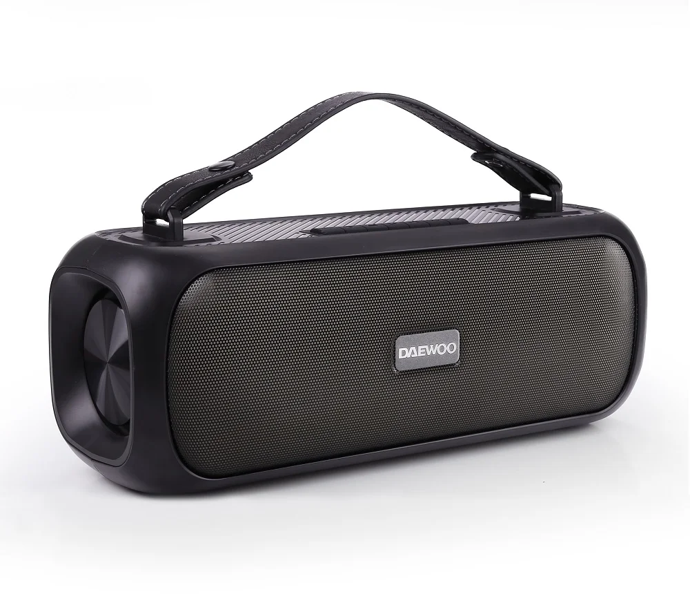 Caixa De Som Portátil Daewoo Dw542, Bluetooth, TWS, Color Soundbox, IPX5, Preto