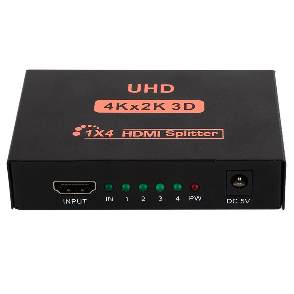Imagem 4 de 4 do produto Multiplicador F3  HDMI 1 Entrada E 4 Saídas 4k Full HD Splitter - JC-SPHMI