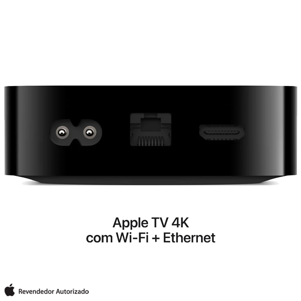 Apple Tv 4k WIFI Ethernet 128GB Preto Apple