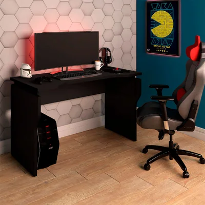 Mesa Gamer Artany 2.0 Com Regulagem De Altura - Preto — foto 6