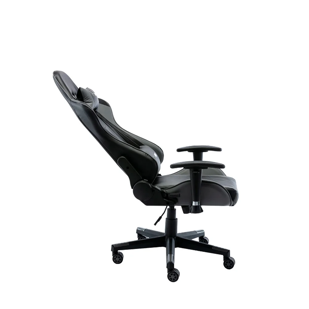 Imagem 5 de 5 do produto Cadeira Gamer One Shot Retrátil E Reclinável Com Apoio De Braço Até 120kg - Preto/cinza
