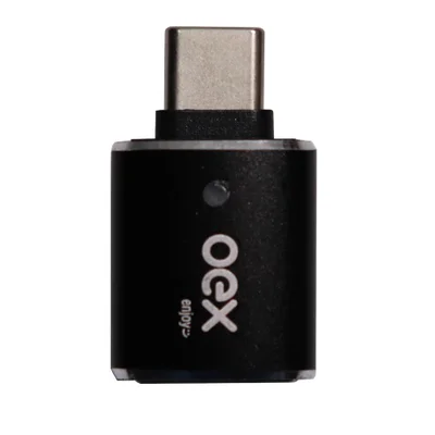 Adaptador Otg USB Para Tipo C Compacto Oex Ad203 - Preto