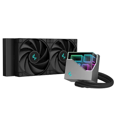 Water Cooler Deepcool Lt520, ARGB/LED, Fan 120mm, Intel E Amd, Preto - R-Lt520-Bkamnf-G-1