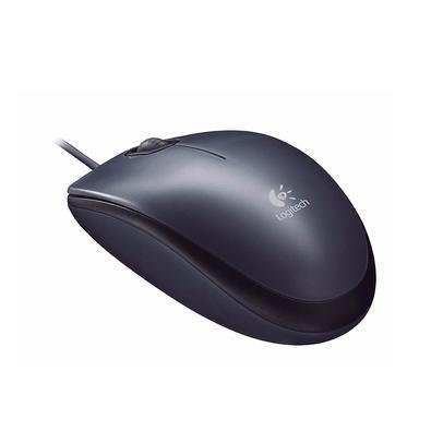 Mouse Logitech M90, Optico, USB, Preto