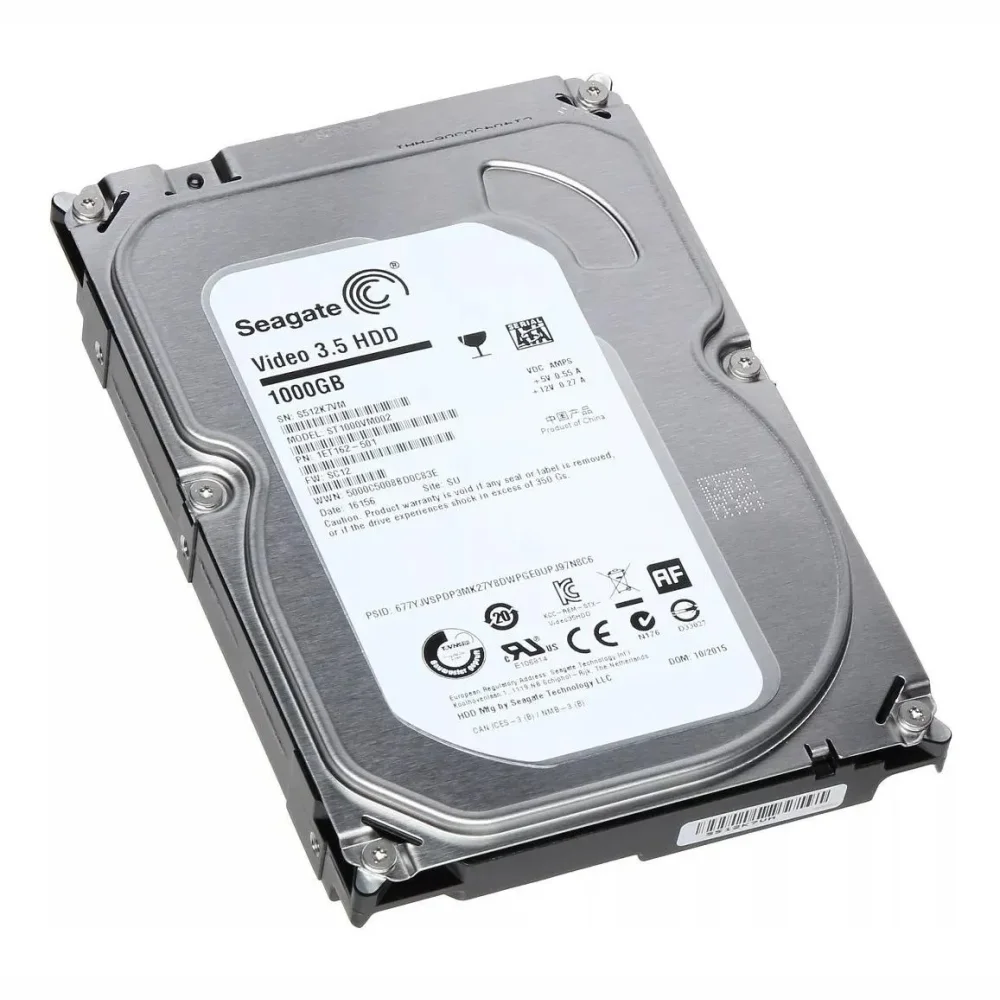 HD Seagate 1TB Video 35 Hdd Sata III KaBuM