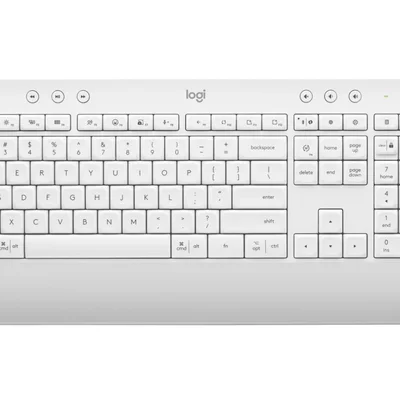 Teclado Sem Fio Logitech Signature K650 USB Branco