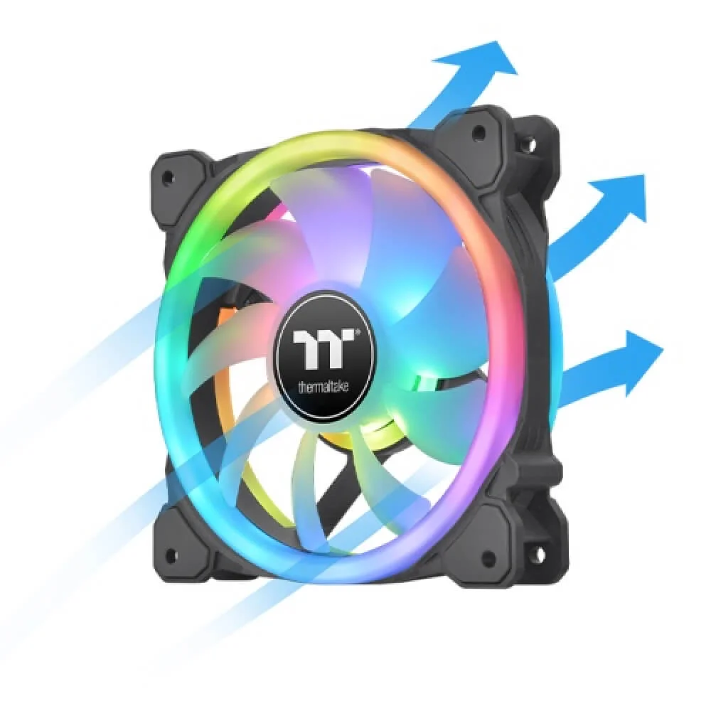 Cooler Swafan 12 RGB, Radiator Fan Tt, Premium Edition 3 Pack - Cl-f137-pl12sw-a 5