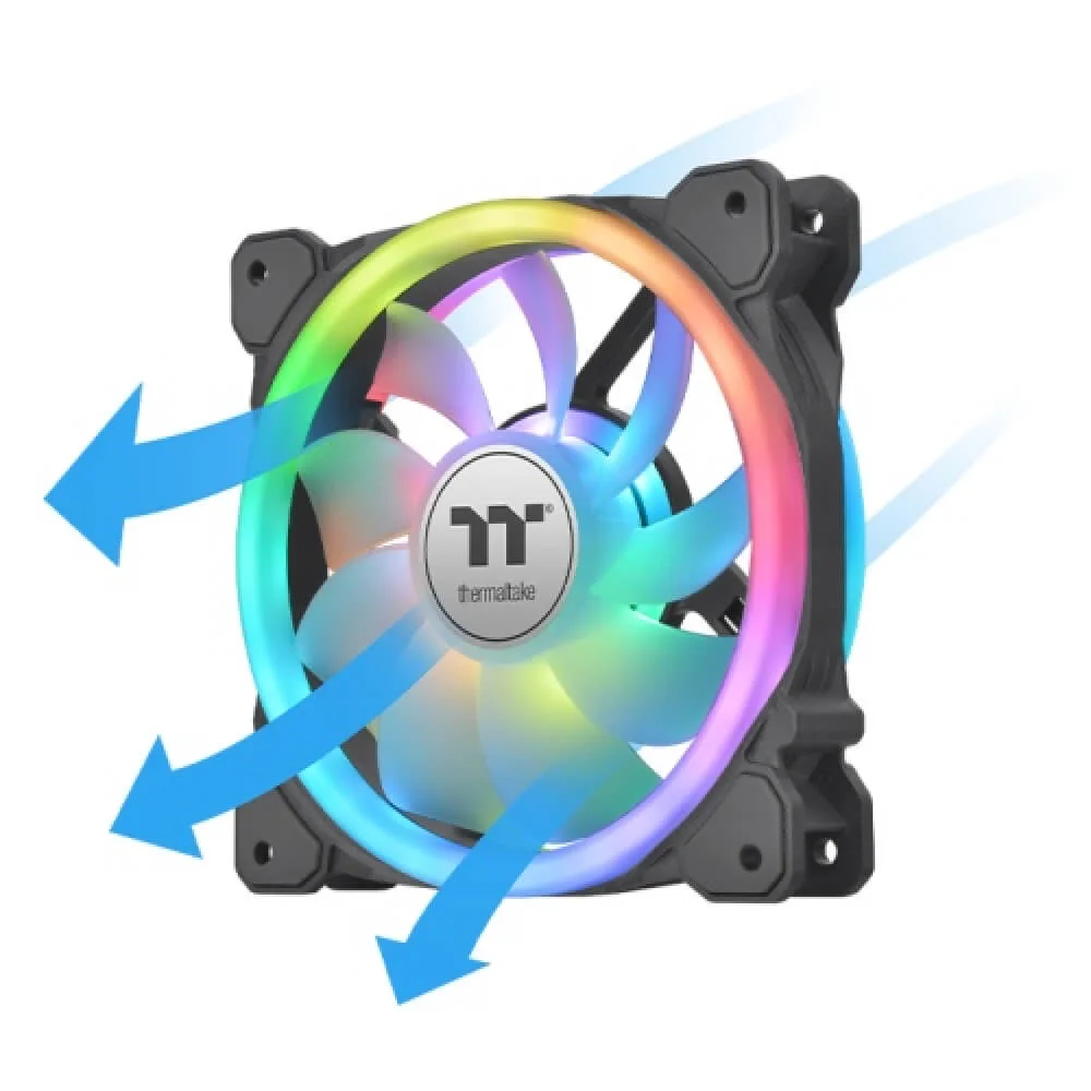 Cooler Swafan 12 RGB, Radiator Fan Tt, Premium Edition 3 Pack - Cl-f137-pl12sw-a 7