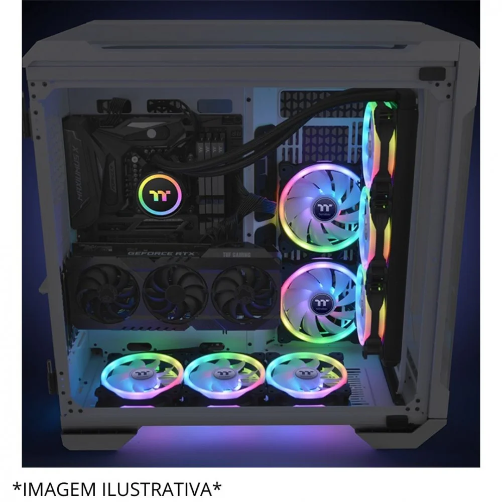 Cooler Swafan 12 RGB, Radiator Fan Tt, Premium Edition 3 Pack - Cl-f137-pl12sw-a 8