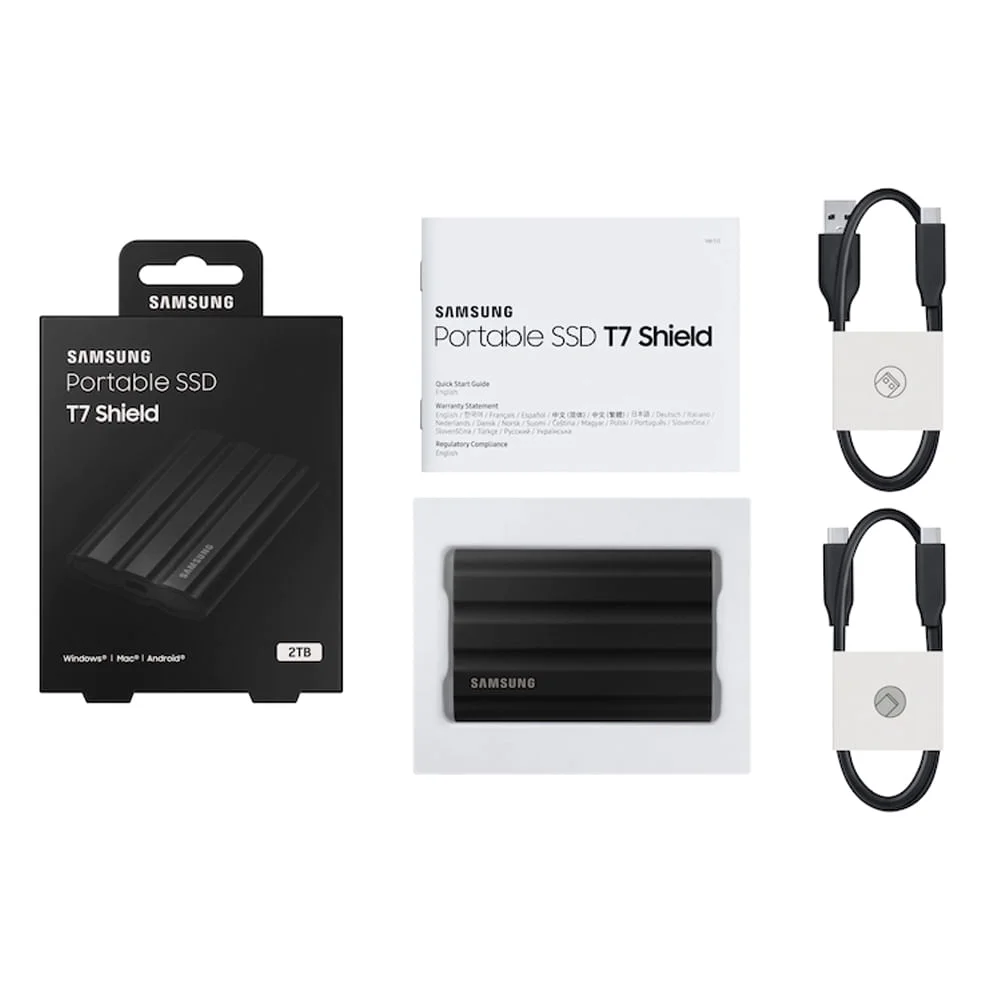 HD SSD Externo Samsung T7 Shield 2TB USBc