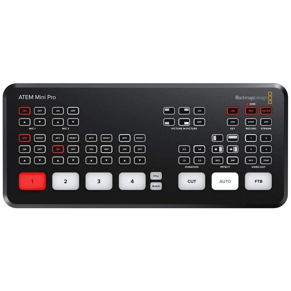 Blackmagic Design Switcher Atem Mini Pro HDMI, Live Stream