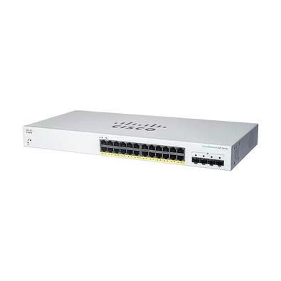 Switch Cisco Cbs220 10/100/1000, Gigabit, 24 Portas, 4x1g Sfp Layer, Gerenciável - Cbs220-24t-4g