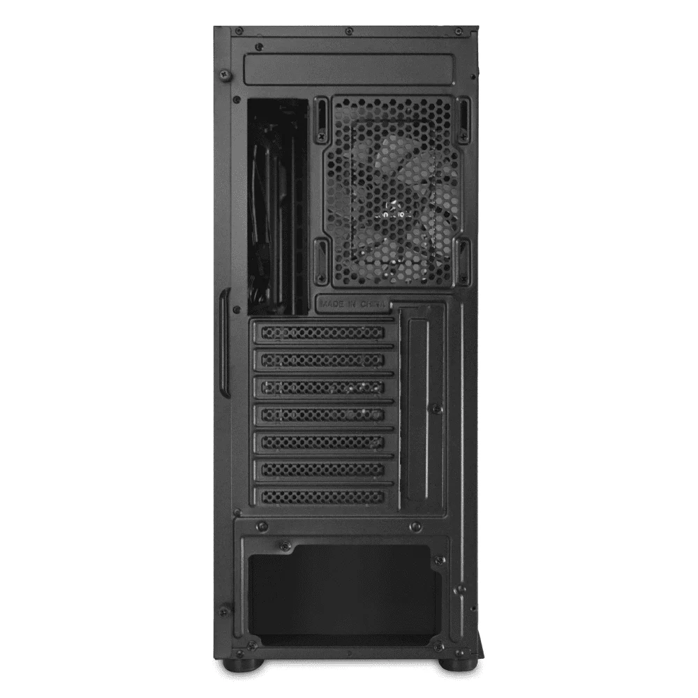 Imagem 3 de 4 do produto Gabinete Gamer Concórdia Storm X360, Mid Tower, RGB, ATX, Lateral De Vidro, Com 4 Fans RGB, Preto