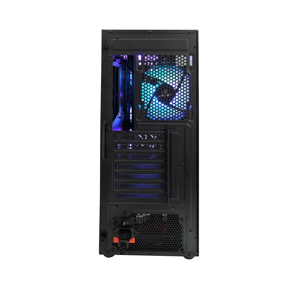 Imagem 4 de 4 do produto Gabinete Gamer Concórdia Storm X360, Mid Tower, RGB, ATX, Lateral De Vidro, Com 4 Fans RGB, Preto