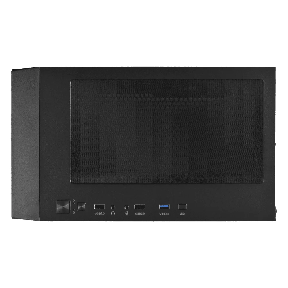 Imagem 2 de 5 do produto Gabinete Gamer Concórdia Storm X360, Mid Tower, RGB, ATX, Lateral De Vidro, 4 Fans RGB, Fonte 500W 80 Plus,  Preto