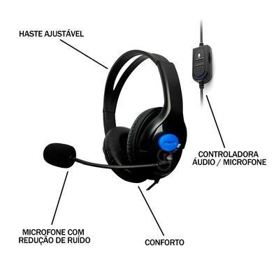 Fone Ouvido P/ Xbox 360 Slim Headset Microfone Jogue Online Chat