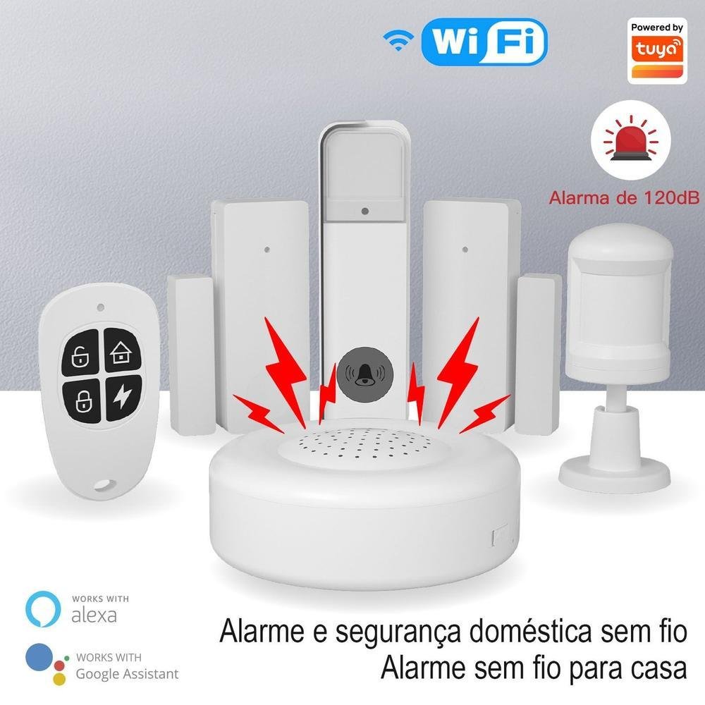 Kit Alarme De Segurança Inteligente Novadigital