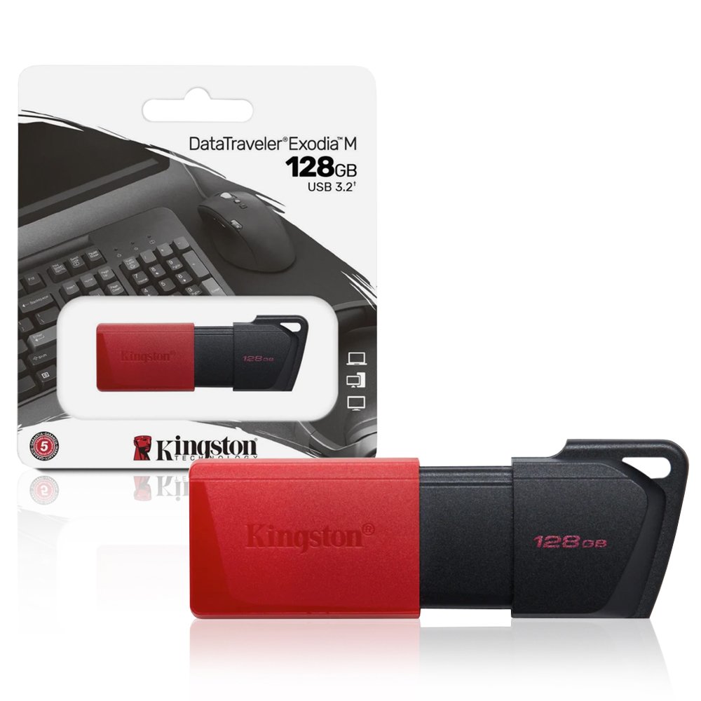 Pendrive Kingston 128GB, Exodia M, Usb 3.2, Gen 1 Dtxm
