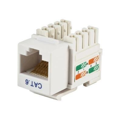 Cabo Conector Keystone, Rj45 Cat6, Branco