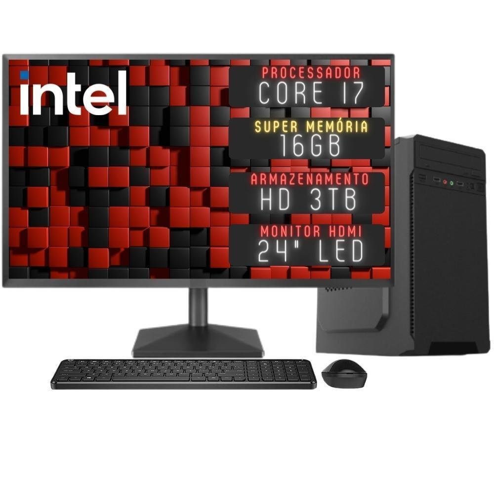 Computador Completo Desktop I7 16GB KaBuM