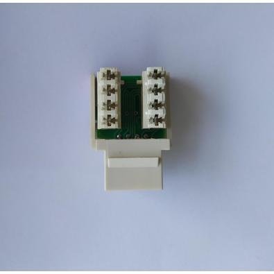 Kit Six om Conector Fêmea Rj45 Cat5e, Branco | KaBuM!