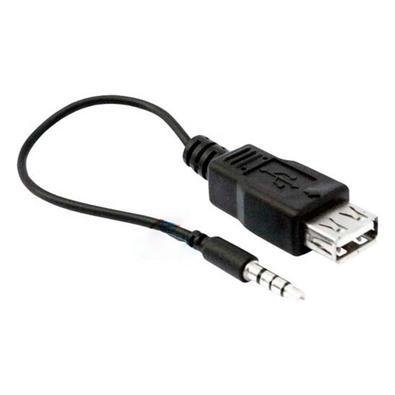 Cabo Conversor P2, 3,5mm Para Usb Fêmea - 17cm - Cb0121