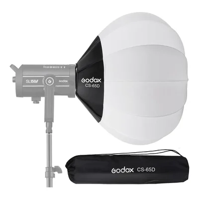 Softbox Globo Balão, Chines Godox, Cs65d - Bowens Flash E Led