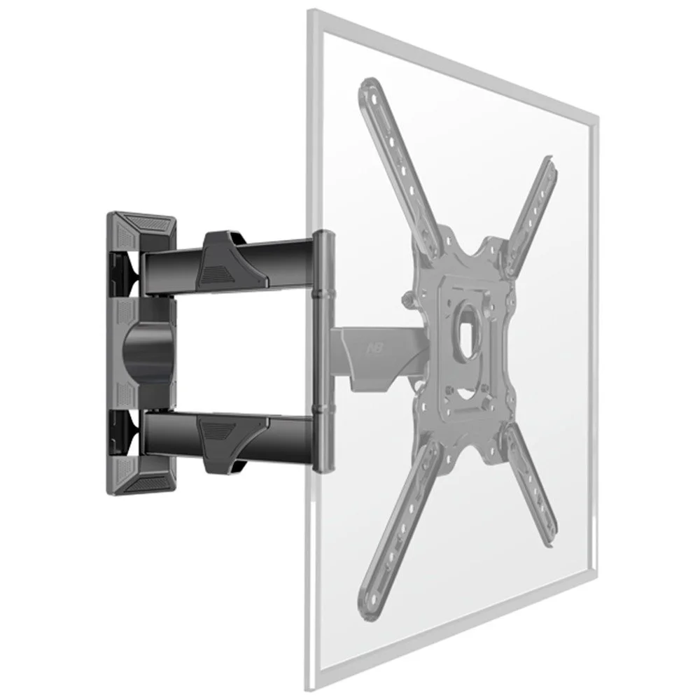 Imagem 3 de 5 do produto Suporte Tv Articulado De Parede Para Telas 32 A 55 P4 Nb