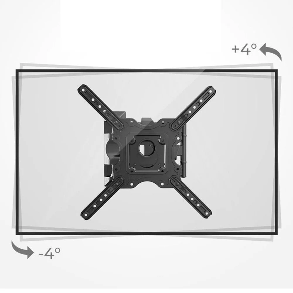 Imagem 5 de 5 do produto Suporte Tv Articulado De Parede Para Telas 32 A 55 P4 Nb