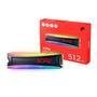 SSD Adata Xpg Spectrix S40g, 512GB, M.2 2280, Pcie Gen3x4, NVMe 1.3, Leitura 3500MB/s E Grav. 2400MB/s - As40g-512gt-C