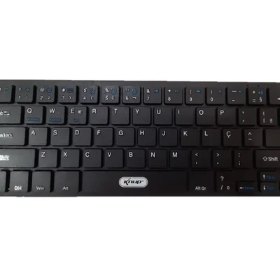 Teclado Mini Bluetooth Celular Desktop PC Notebook Tablet Smart Tv Kp-te109 Preto