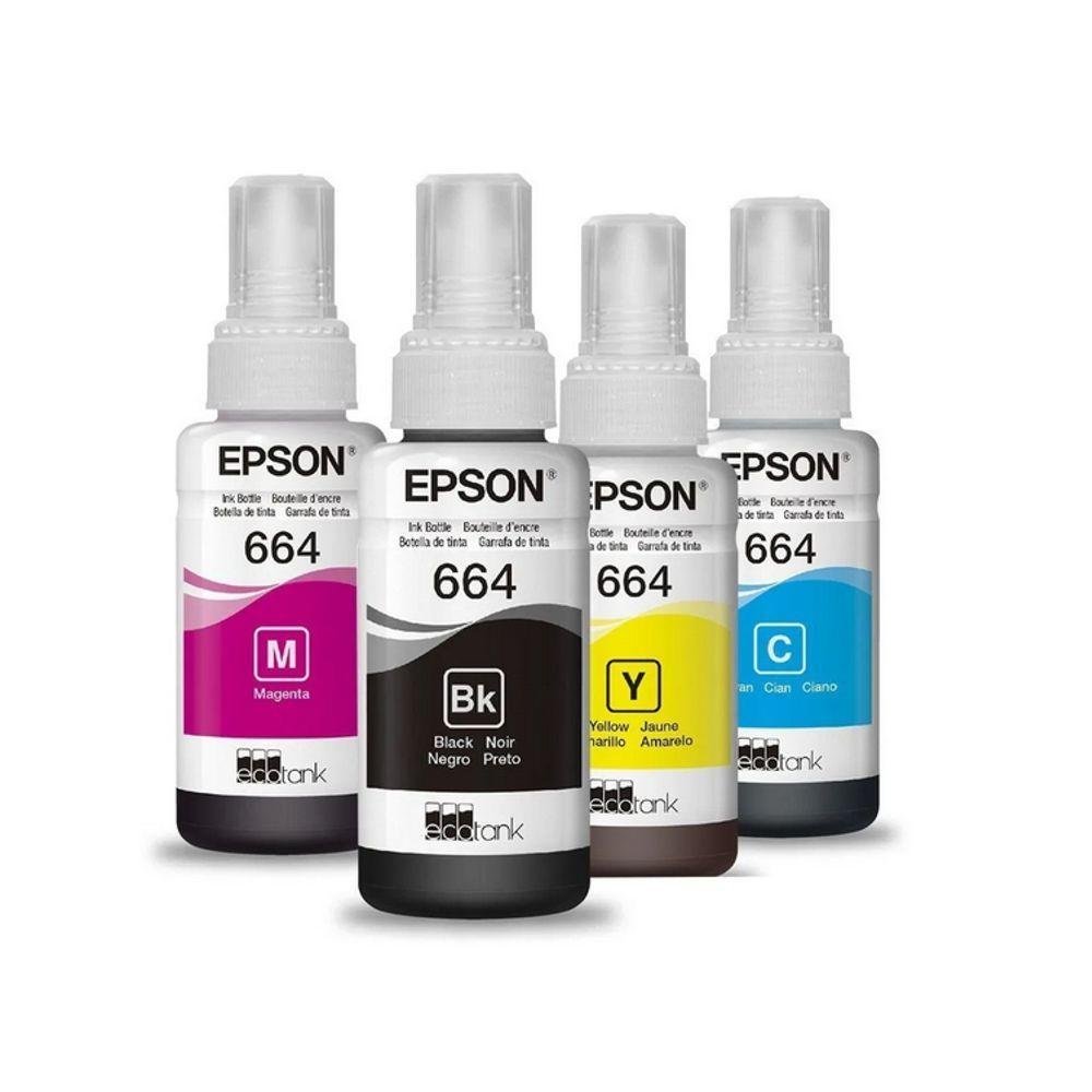 Imagem 2 de 5 do produto Kit 4 Refil Epson L120 L220 L355 L365