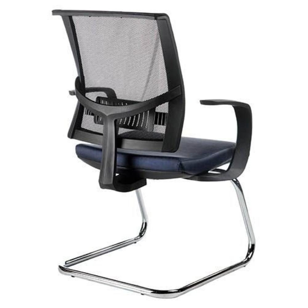 Imagem 2 de 2 do produto Poltrona Diretor Com Encosto, Tela Mesh Linha Net, Design Azul - Preto