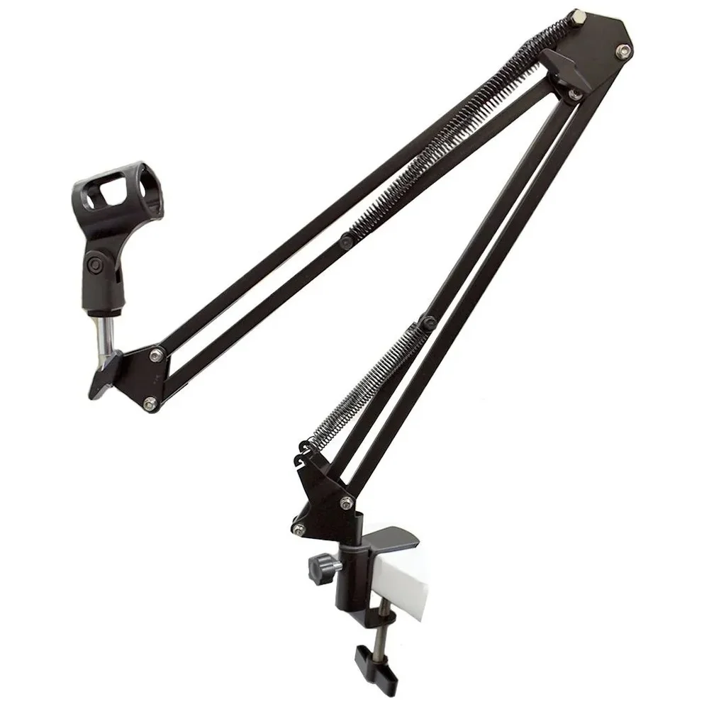 Suporte Articulado De Mesa Greika Zb6, Para Microfone, Preto