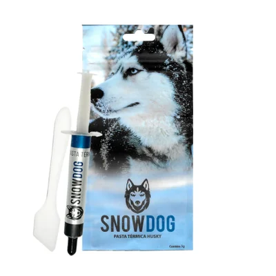Pasta Térmica Husky Snowdog, Condutividade Térmica 12.8 W /mK 3g, Cinza