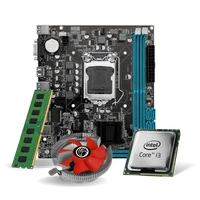 Kit Upgrade Powerpc: Placa Mãe H61 + Processador I3 3220 + Memória 8GB DDR3 + Cooler