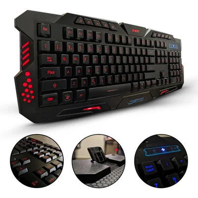 Teclado Gamer B-max Iluminado Semi Mecânico Abnt2