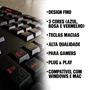 Teclado Gamer B-max Iluminado Semi Mecânico Abnt2