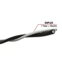Cabo Metalprime Alumínio Duplex 10.0mm Neutro Nú Rolo Com 50 Metros