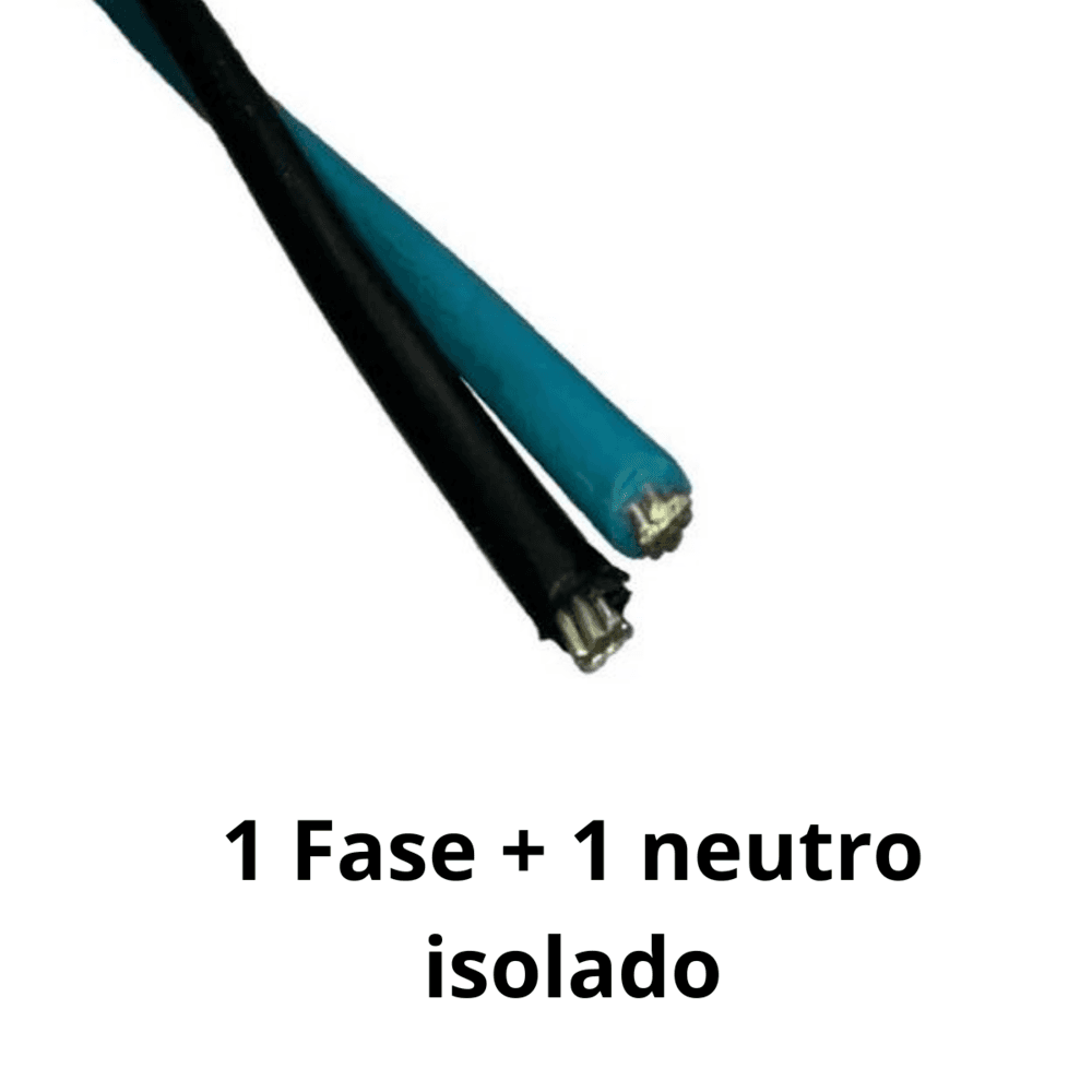Imagem 3 de 3 do produto Cabo Metalprime Alumínio Duplex 16.0mm Neutro Isolado Com 50 Metros