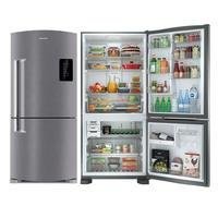 Chegou a hora de trocar sua geladeira? Nós temos a opção perfeita para você! A geladeira / refrigerador brastemp frost free - bre85ak é inverse e poss