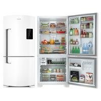 Chegou a hora de trocar sua geladeira? Nós temos a opção perfeita para você. A geladeira / refrigerador brastemp frost free - bre85ab é inverse e poss