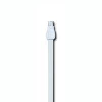 Cabo Flat Micro USB Para USB Celular 1 Metro Branco