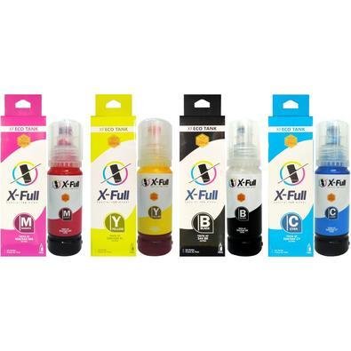 Kit Tinta Para Impressoras L1250 L3110 L3150 L3250 L3210 L5190 L5290 Refil 544 4 Frascos