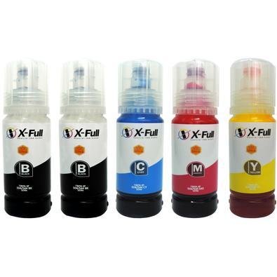 5 Garrafas Tinta Para Epson L3250 L3150 L3210 L3110 L1250 L5190 L5290 Refil 544