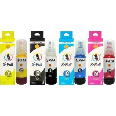 Kit com 4 Tintas Para Uso na Impressoras L3210 L3250 L3150 L3110 L1250 L2590 L5190 544  - 4 Cores