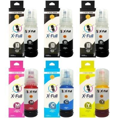 Kit com 6 Frascos, Refil Para Impressoras L3150 L3110 L3250 L3210 L5190 L5290 L1250 - 544