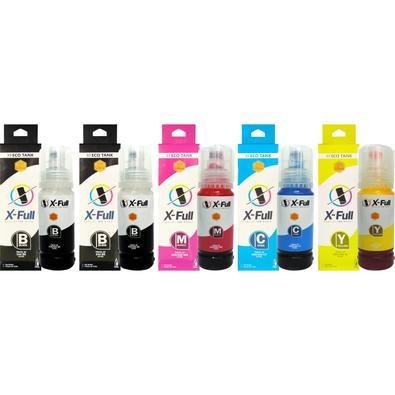 Kit com 5 Frascos, Refil Para Impressoras L3150 L3110 L3250 L3210 L5190 L5290 L1250 544