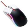 Mouse Gamer Eksa Em200 12000 DPI USB, RGB White / Black
